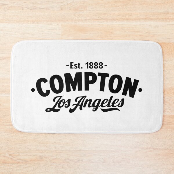Item preview, Compton Los Angeles - Black Typographic Logo Design designed and sold by Boogosh.