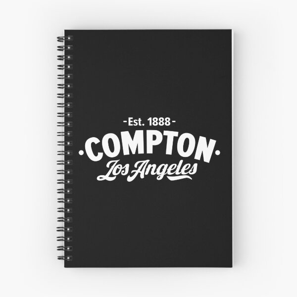 Artikelvorschau, Compton Los Angeles - White Typographic Logo Design entworfen und verkauft von Boogosh.