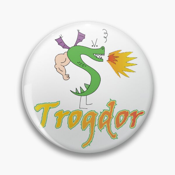 Item preview, Trogdor Dragon Logo designed and sold by GraphixKing999.