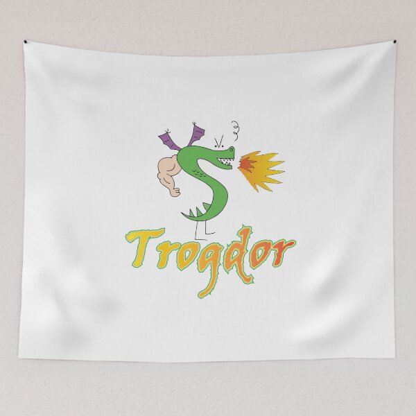 Item preview, Trogdor Dragon Logo designed and sold by GraphixKing999.