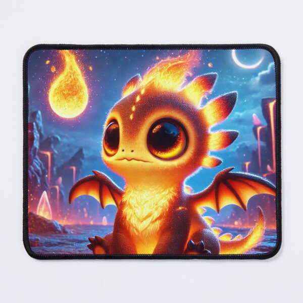 Item preview, Fiery Baby Dragon in Enchanted Land designed and sold by TeslaSt0re.