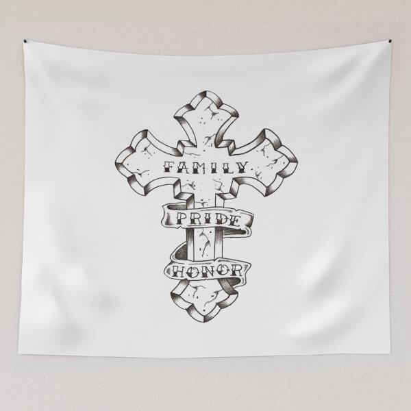 Item preview, Family Pride Honor Cross | Symbolic Family Values Design designed and sold by Mehmet Hanifi Ekşi.