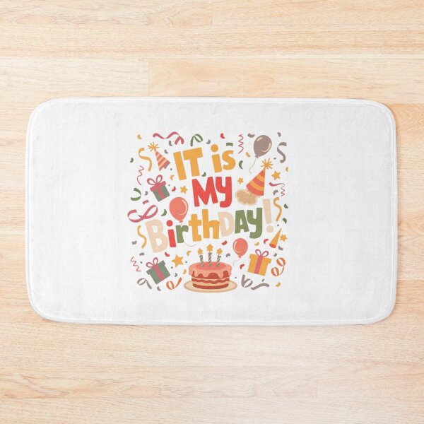 Item preview, Fun & Festive Birthday Celebration Design "İt is my birthday!" designed and sold by Colorful-Garden.