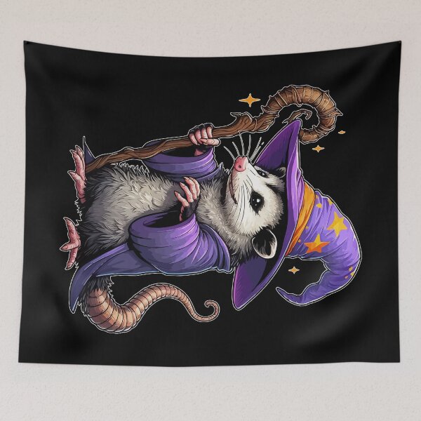 Item preview, Opossum Wizard Fantasy designed and sold by TomFrontierArt.