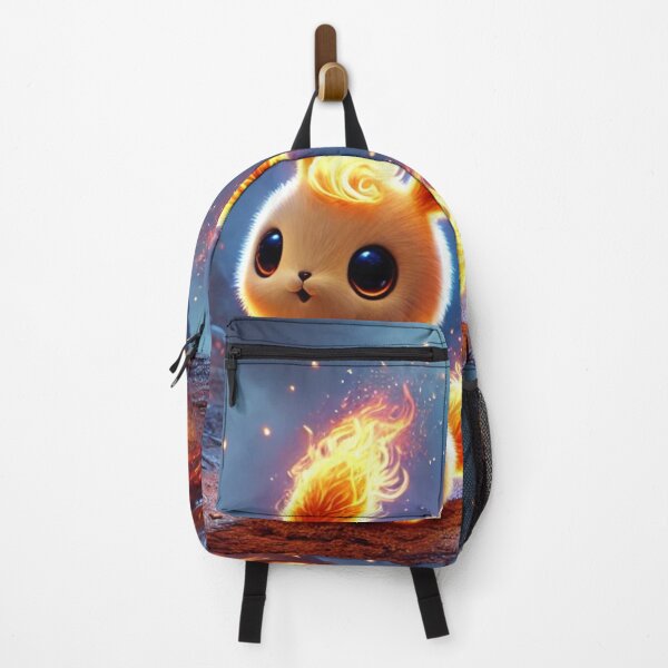 Item preview, Adorable Fire Rabbit in Fiery Forest designed and sold by TeslaSt0re.