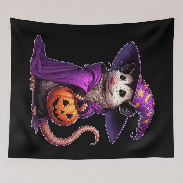 Item preview, Opossum Wizard Funny Halloween designed and sold by TomFrontierArt.