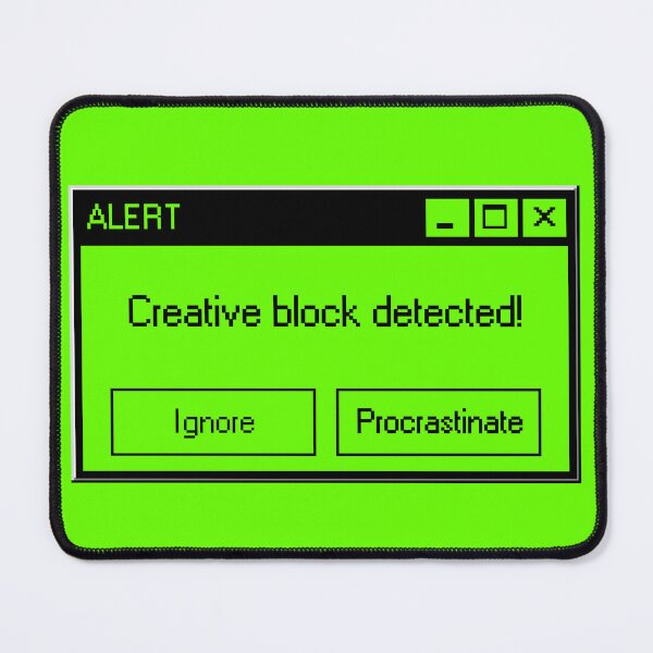 Item preview, Creative Block error - UX Designer | Graphic Designer | UI Designer Stickers designed and sold by PoshPixel.