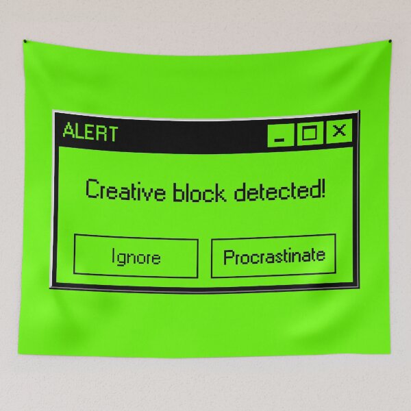 Item preview, Creative Block error - UX Designer | Graphic Designer | UI Designer Stickers designed and sold by PoshPixel.