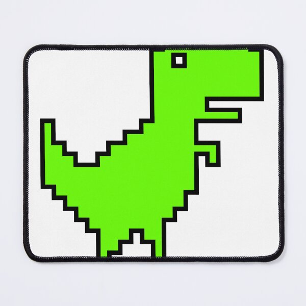 Item preview, Chrome Dino (green) - UX Designer | Graphic Designer | software developer Stickers designed and sold by PoshPixel.
