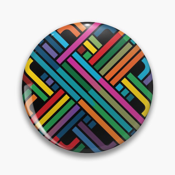 Item preview, Colorful Symphony - Geometric Interlace Art designed and sold by AgarutanPrint.