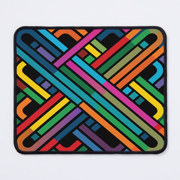 Item preview, Colorful Symphony - Geometric Interlace Art designed and sold by AgarutanPrint.