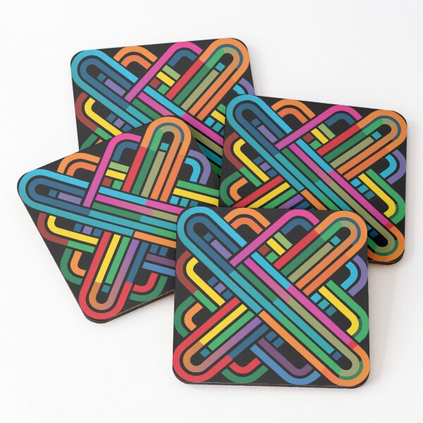 Item preview, Colorful Symphony - Geometric Interlace Art designed and sold by AgarutanPrint.