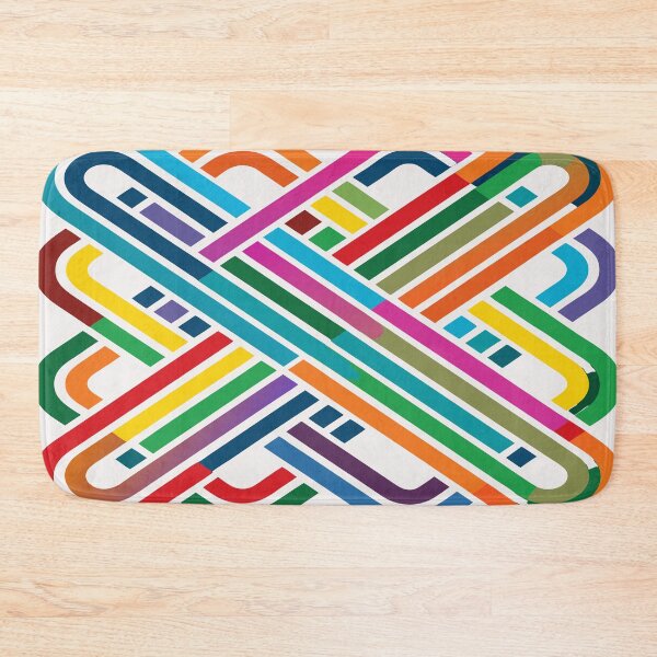 Item preview, Colorful Symphony - Geometric Interlace Art designed and sold by AgarutanPrint.