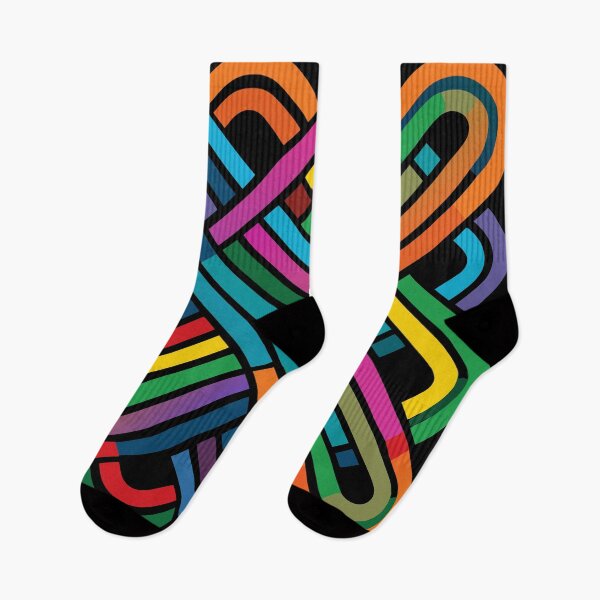 Item preview, Colorful Symphony - Geometric Interlace Art designed and sold by AgarutanPrint.