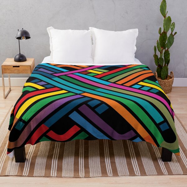 Item preview, Colorful Symphony - Geometric Interlace Art designed and sold by AgarutanPrint.