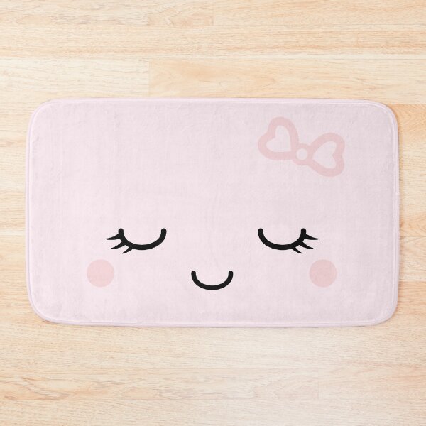 Item preview, Pink happy smily face UuU designed and sold by Greenbunny.