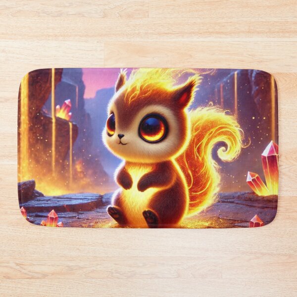 Item preview, Enchanted Fire Squirrel in Mystical Canyon designed and sold by TeslaSt0re.