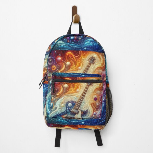Item preview, Spectacular Colorful Guitar Pattern  designed and sold by DigiDreamyArt.