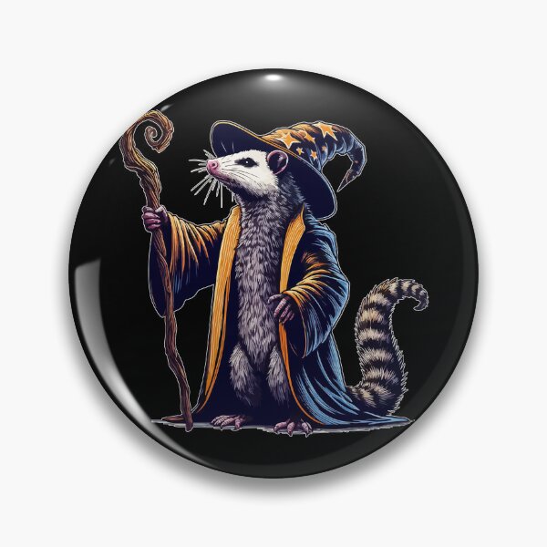 Item preview, Opossum Wizard Fantasy RPG Lover designed and sold by TomFrontierArt.