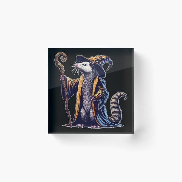 Item preview, Opossum Wizard Fantasy RPG Lover designed and sold by TomFrontierArt.