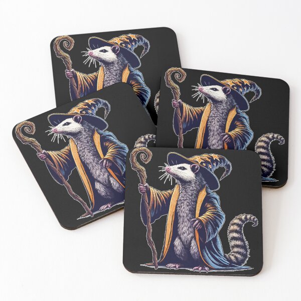 Item preview, Opossum Wizard Fantasy RPG Lover designed and sold by TomFrontierArt.