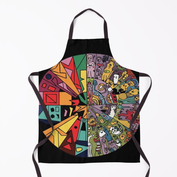 Item preview, Circle with abstract people and figures designed and sold by MargoMalej.