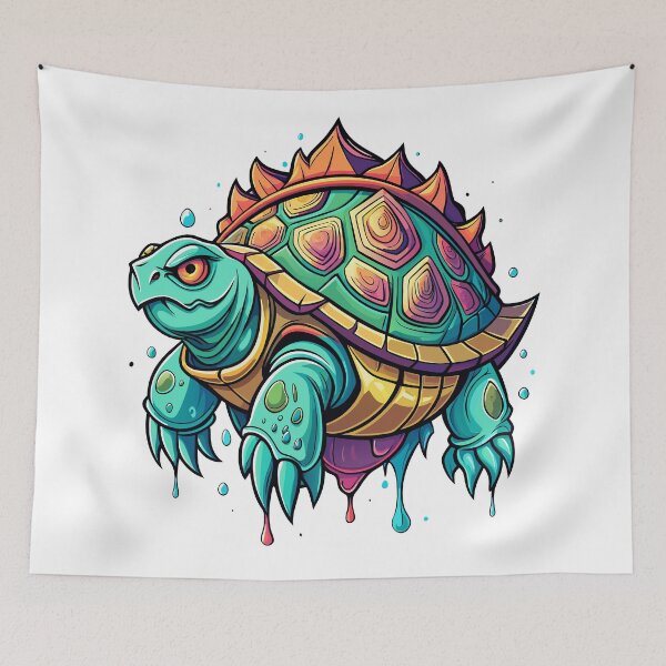 Item preview, turtle grafitti  designed and sold by jkrphoto.