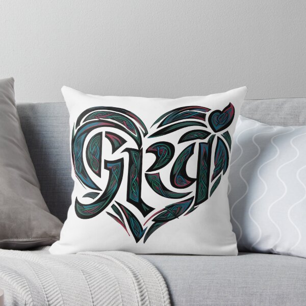 Item preview, Grá Irish Gaeilge for Love - Heart Design designed and sold by CELTIC-DESIGNS.