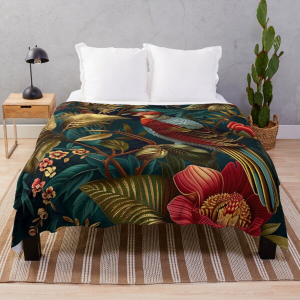 Aperçu de l'œuvre Motif d'oiseau floral opulent créée et vendue par mittie101.