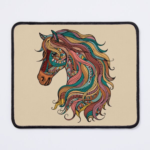 Item preview, Horse head, ethnic look designed and sold by FrauYviDesign.