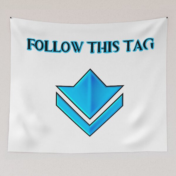 Item preview, Guild Wars 2: "Follow This Tag" Commander Tag designed and sold by FreakorGeek.