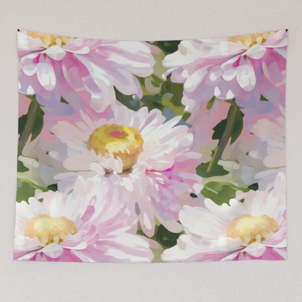 Item preview, beautiful Daisy flower pattern watercolor whimsical. designed and sold by garden-secret.