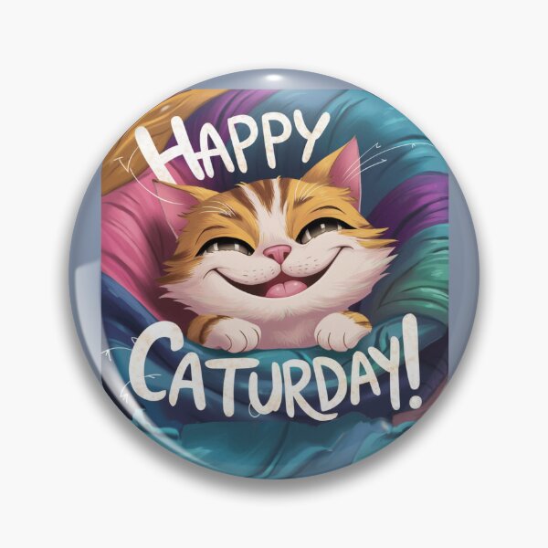 Item preview, Happy Caturday  designed and sold by Flirt-Teez.