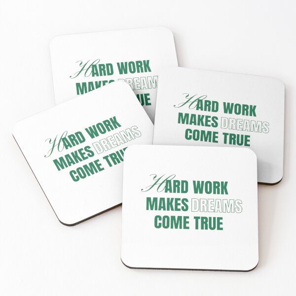 Item preview, hard work makes dreams come true  designed and sold by AzulStore1.