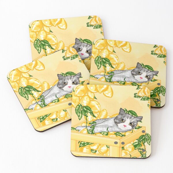 Item preview, Whiskered Lemons designed and sold by MaiZephyr.