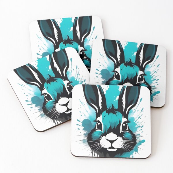 Item preview, Aqua Bunny Bliss designed and sold by PulsePop.