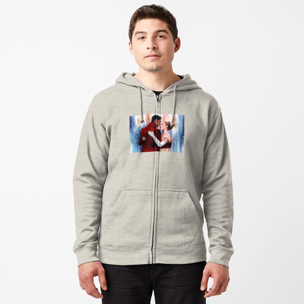 Aperçu de l'œuvre Veste zippée à capuche créée et vendue par laureneportrait.