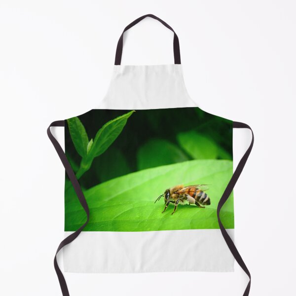 Item preview, Honeybee with pollen on green leaf designed and sold by angel1.