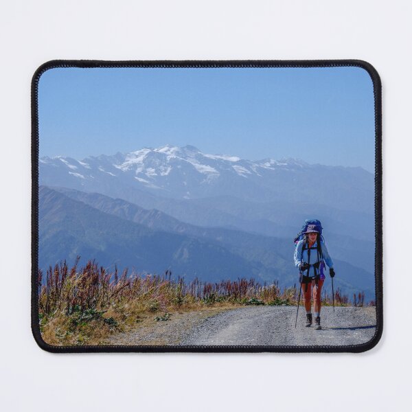 Item preview, A hiker in the Caucasus Mountains designed and sold by Tanel Tilk.
