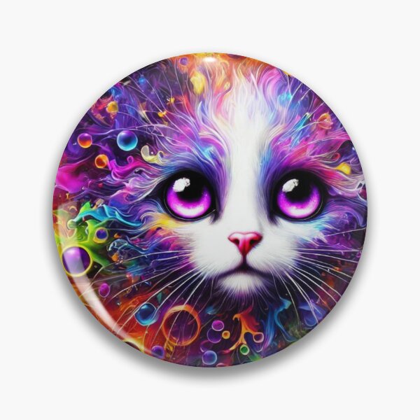 Item preview, Cat with ink splash designed and sold by FusiTink.