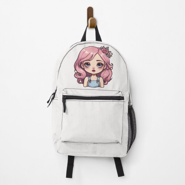 Item preview, Cute Pink Doll Girl Portrait designed and sold by MadnessEnvelope.