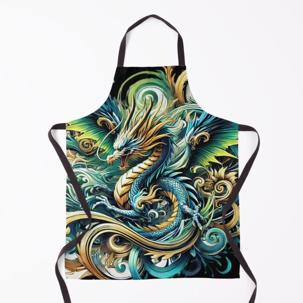 Item preview, Majestic Dragon in Abstract Swirls designed and sold by TeslaSt0re.