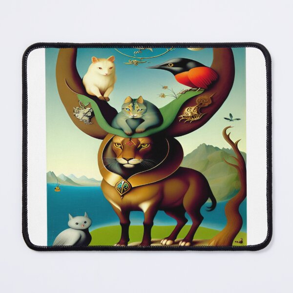 Item preview, “Whimsical Animal Hierarchy Artwork” designed and sold by merve02shop.