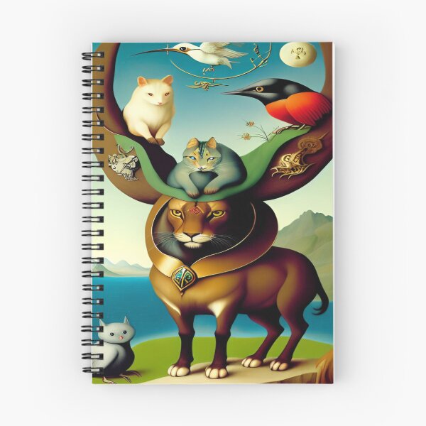 Item preview, “Whimsical Animal Hierarchy Artwork” designed and sold by merve02shop.