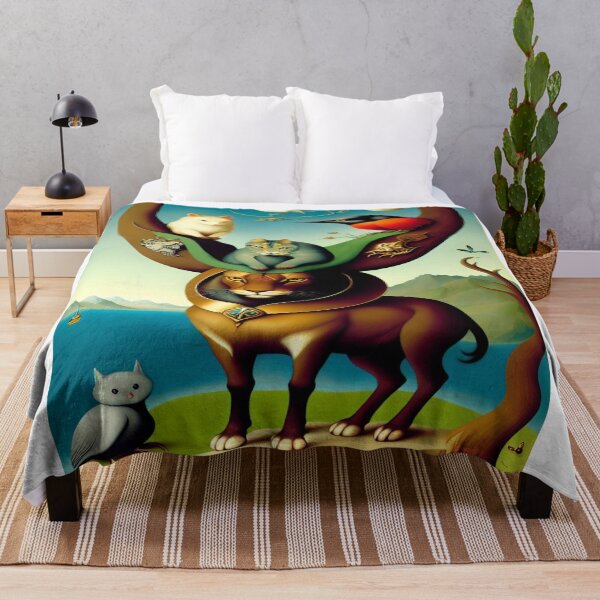 Item preview, “Whimsical Animal Hierarchy Artwork” designed and sold by merve02shop.