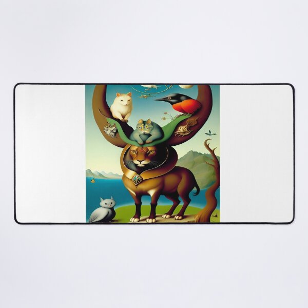 Item preview, “Whimsical Animal Hierarchy Artwork” designed and sold by merve02shop.