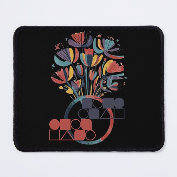 Item preview, Circle with abstract figures and flowers designed and sold by MargoMalej.