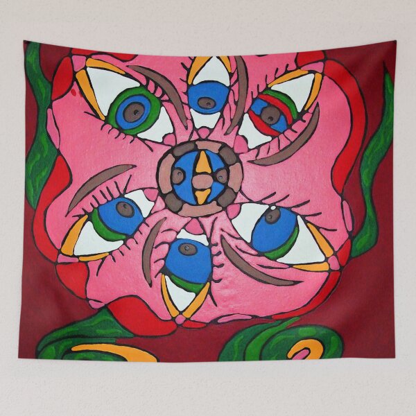 Aperçu de l'œuvre Fleur d'oeil créée et vendue par Gluecknika.