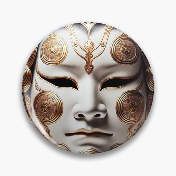 Item preview, Noh mask designed and sold by FusiTink.