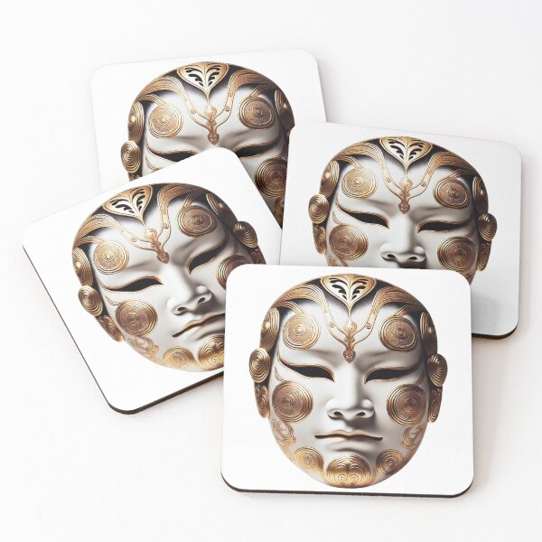 Item preview, Noh mask designed and sold by FusiTink.